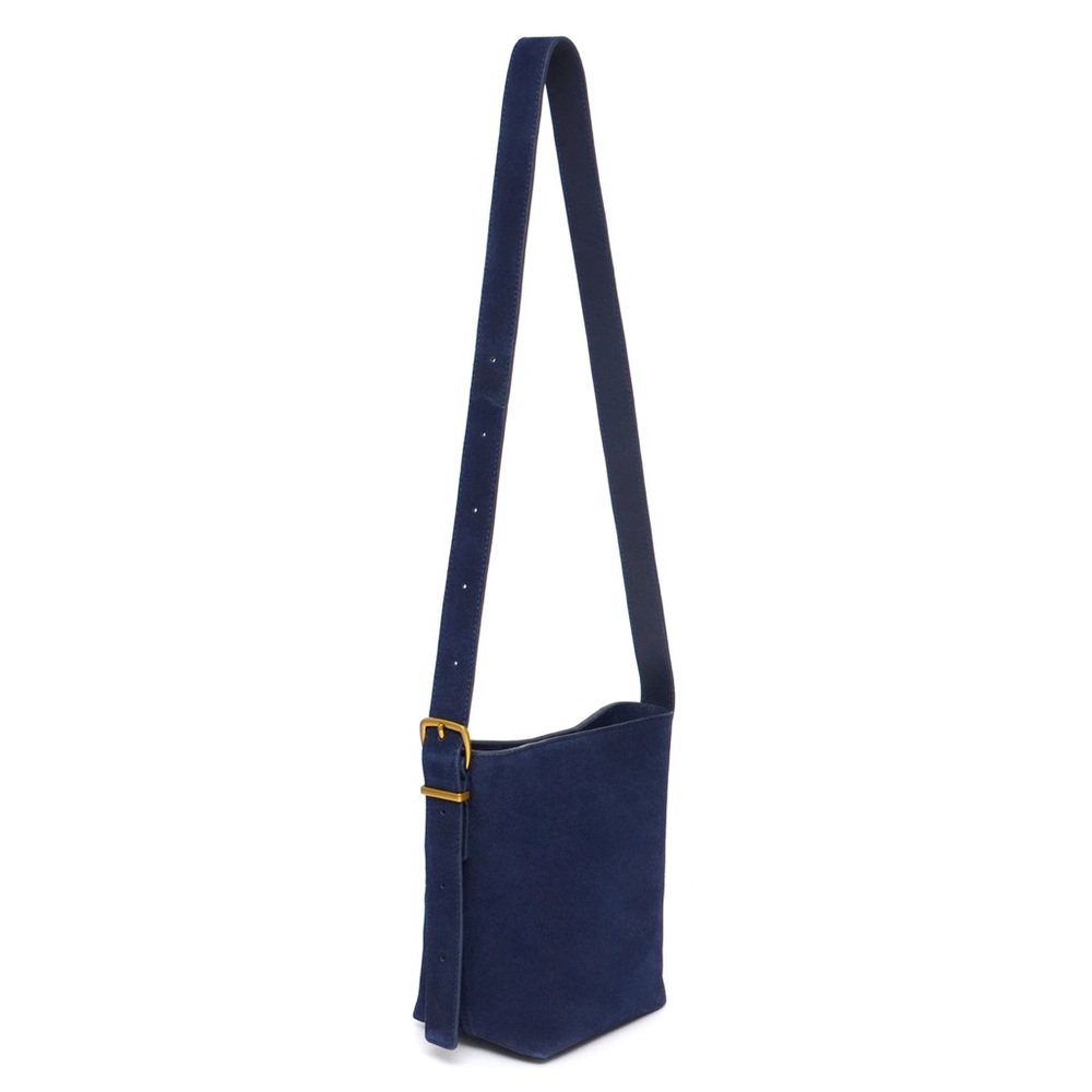 Suede bucket bag - Picture 3 of 10